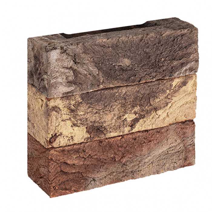 Кирпич облицовочный Донские зори Константиново узорный, 215х50х65 мм